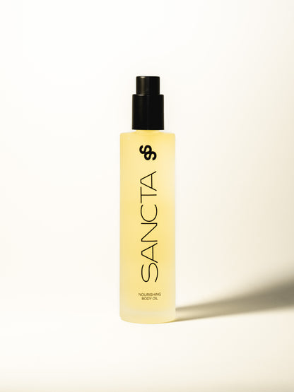 A nourishing calming body oil with a blend of antioxidant rich oils for deeply nourished, luscious skin.